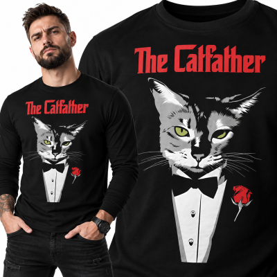 LONGSLEEVE ŚMIESZNE THE CATFATHER